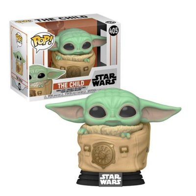 FUNKO Figurine  Pop Star Wars The Mandalorian The Child with Bag 