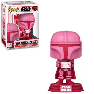 FUNKO Figurine  Pop! Star Wars Valentines Edition Mandalorian 