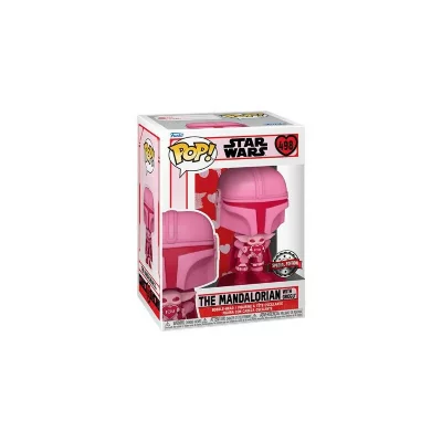 FUNKO Figurine  Pop Star Wars Valentines The Mandalorian with Grogu 