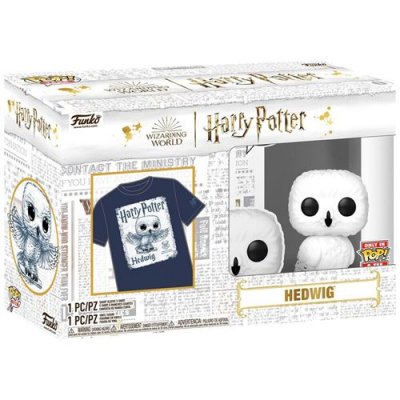 FUNKO Figurine  Pop! & T.Shirt XL (Adult) : Harry Potter - Hedwig