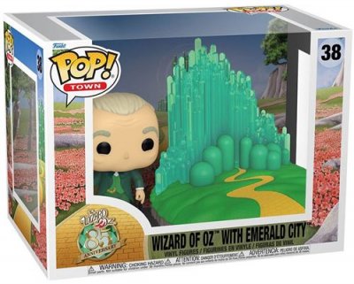 FUNKO Figurine  Pop! Town - Le Magicien D'oz - Emerald City W/wizard