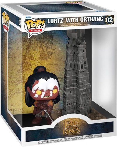 FUNKO Figurine  Pop Town Lord of the Rings S9 Lurtz Tower 