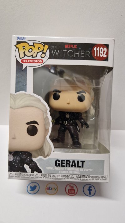 FUNKO Figurine  Pop TV Witcher Geralt with chase 