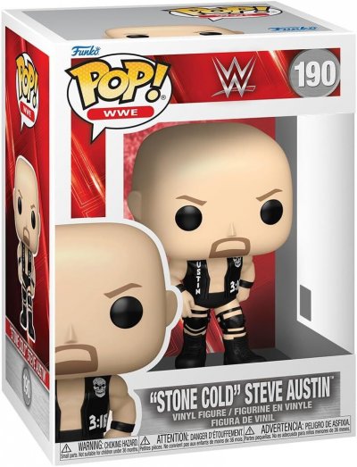 FUNKO Figurine  Pop - Wwe N&deg;190 - "Stone Cold" Steve Austin (86400)