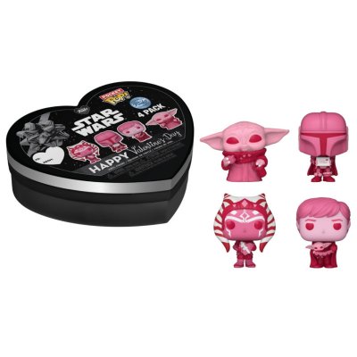 FUNKO Figurine  Star Wars Valentines pack 4s Pocket POP! Vinyl 4 cm- -