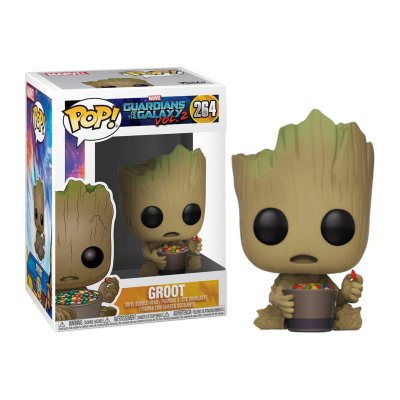  Figurine Guardians Of The Galaxy 2 - Groot With Candy Bowl Exclusive Pop 10cm
