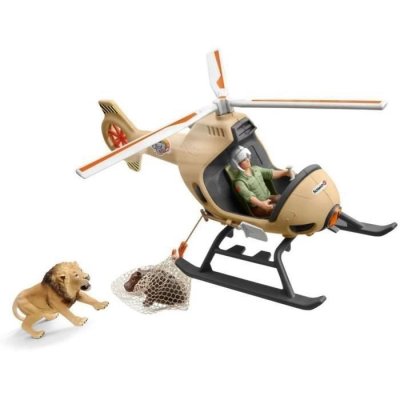 SCHLEICH Figurine - H&eacute;licopt&egrave;re poursauvetage
