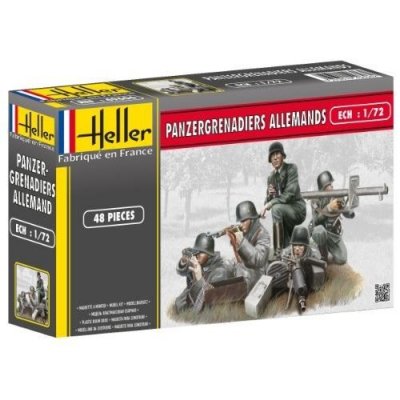 HELLER Figurine  German Panzer Grenadiers-1/72 - Figurines historiques