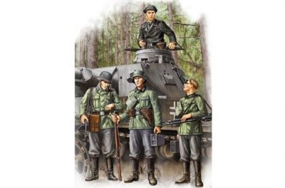  Figurine Hobby Boss Set d'infanterie allemande Vol.1 (Early)- 1/35 -