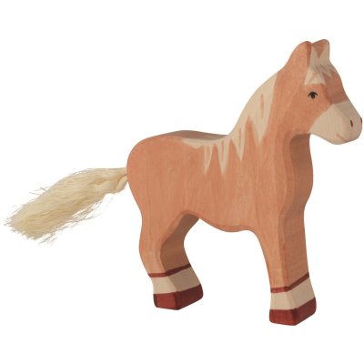 HOLZTIGER figurine holtztiger cheval debout - marron clair 