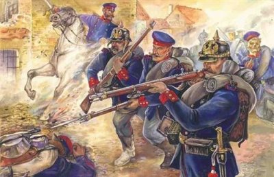 ICM Figurine  Infanterie de Ligne prussienne 1870/1- 1/35 - Figurines