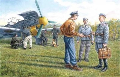 ICM Figurine  Personnel au sol de la Luftwaffe- 1/48 - Figurines histo
