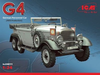 ICM Figurine  Typ G4 (1935 production), German Personnel Car- 1/24 - F