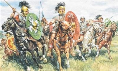 ITALERI Figurine  Cavalerie romaine-1/72 - Figurines historiques