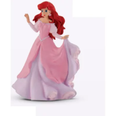 BULLYLAND Figurine La petite sir&egrave;ne : Ariel en robe rose  