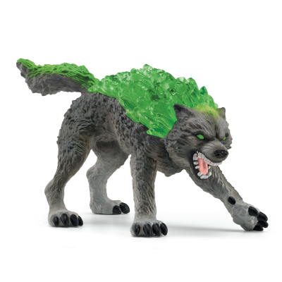 SCHLEICH Figurine Loup de Pierre - Jouet pour Enfant de 7 ans - 70153 Eldrador