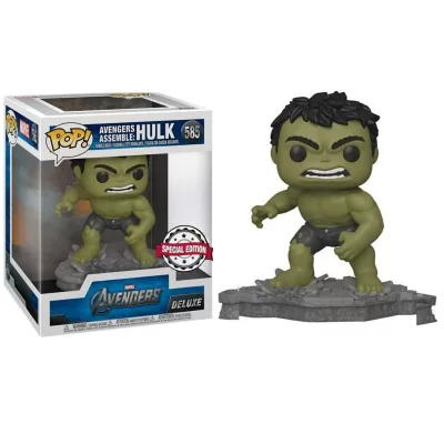 FUNKO Figurine Marvel - Avengers Assemble - Hulk Pop Deluxe 15cm