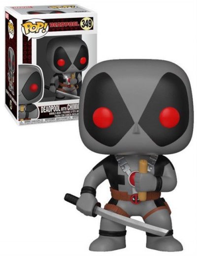 MARVEL Figurine  - Deadpool X-Force With Chimichanga Exclu Pop 10cm