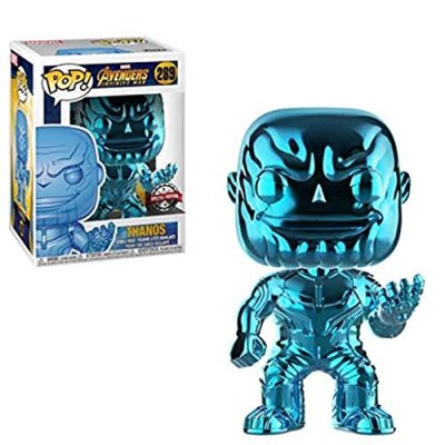 FUNKO Figurine Marvel Infinity War - Thanos Blue Chrome Exclusive Pop 10cm