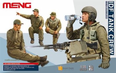 MENG Figurine  Model IDF Tank Crew- 1/35 - Figurines historiques