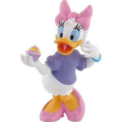 BULLYLAND Figurine Mickey et ses amis : Daisy avec un g&acirc;teau