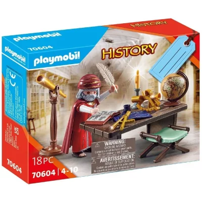 Figurine miniature Playmobil 70604 History Astronome Coffret Cadeau