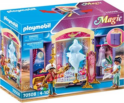 Figurine miniature PLAYMOBIL Magic Bo&icirc;te de jeu Princesse et G&eacute;nie