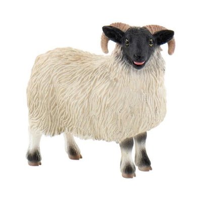 BULLYLAND Figurine Mouton &eacute;cossais &agrave; t&ecirc;te noire 