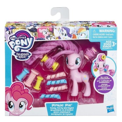 MY LITTLE PONY Figurine  - PINKIE PIE Coiffure Tendance 8cm - HASBRO