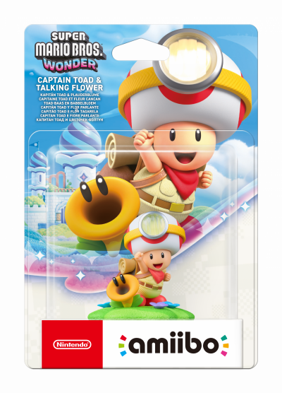 NINTENDO Figurine  Amiibo Capitaine Toad et la Fleur Cancan