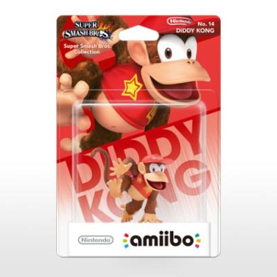 NINTENDO Figurine  Amiibo No. 14 Diddy Kong Collection Super Smash Bros