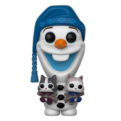  Figurine Olaf Avec Chatons - La Reine Des Neiges - Disney Funko Pop! Vinyl
