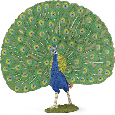 PAPO Figurine Paon -  - Animaux de la ferme - Jouet pour Enfant de 3 ans et plus