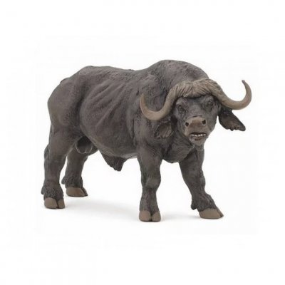 PAPO Figurine -  - Buffle - Gris - Pour Enfant de 3 ans et plus - Gar&ccedil;on
