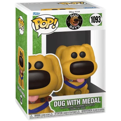FUNKO Figurine POP! #1093 - Dug Days - Doug avec une m&eacute;daille