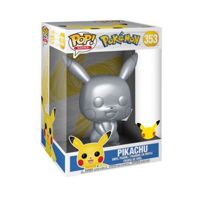 FUNKO Figurine POP! #353 (25 cm) - Pok&eacute;mon - Pikachu Silver