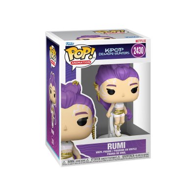 FUNKO Figurine Pop Animation KPop Demon Hunters Rumi with Chase Mod&egrave;le al&eacute;atoire