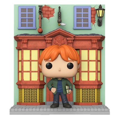  Figurine Pop! Deluxe : Harry Potter Diagon Alley - Quidditch Supplies Store W/Ron