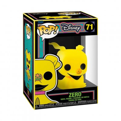 FUNKO Figurine Pop Disney The Nightmare Before Christmas Zero Black Light
