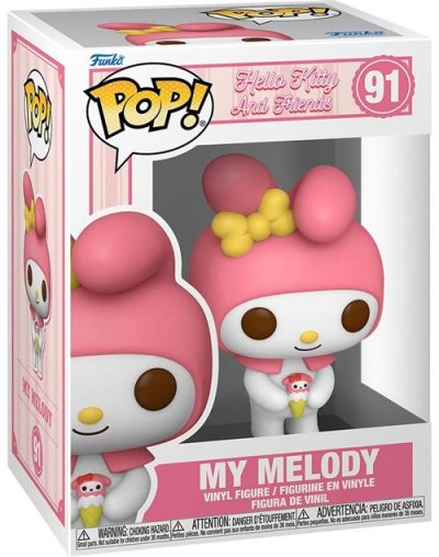 FUNKO Figurine Pop  HELLO KITTY - POP Sanrio N&deg; 91 - My Melody - Figurines Pop - 227705 