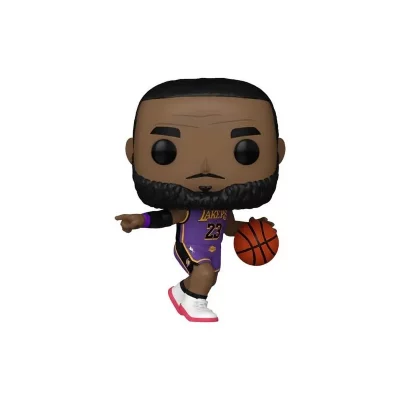 FUNKO Figurine Pop  LAKERS - POP NBA N&deg; 172 - LeBron James - Figurines Pop - 225092 