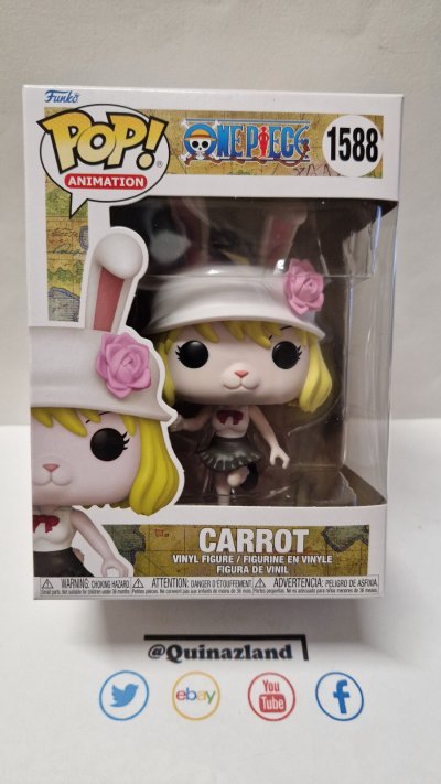 FUNKO Figurine Pop  ONE PIECE - POP Animation N&deg; 1588 - Carrot - Figurines Pop - 225055
