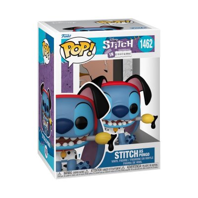 FUNKO Figurine Pop  STITCH COSTUME - POP Disney N&deg; 1462 - Stitch en Pongo - Figurines Pop - 226056 