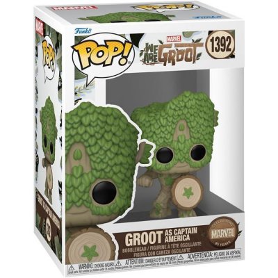 FUNKO Figurine Pop  WE ARE GROOT - POP Marvel N&deg; 1392 - Captain America - Figurines Pop - 227598 