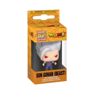 FUNKO Figurine Pop Keychain porte-cl&eacute; Dragon Ball Super Super Hero Gohan UI