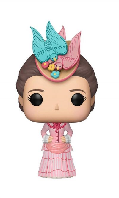 DISNEY Figurine Pop! Mary avec Robe Rose Mary Poppins