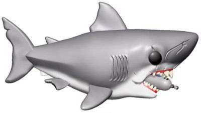 FUNKO Figurine Pop Movies Les dents de la mer Jaws diving tank