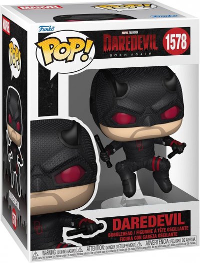 FUNKO Figurine Pop! N&deg;1578 Daredevil Born Again Daredevil (tenue Noire)
