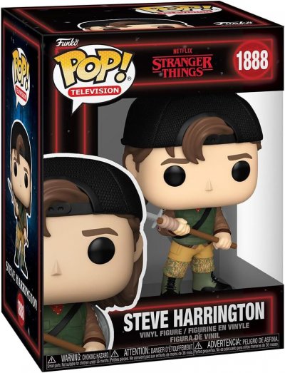 FUNKO Figurine Pop! N&deg;1888 Stranger Things Steve Harrington Avec Lance