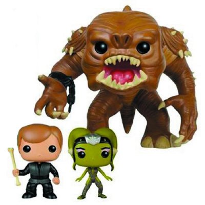 Figurine Pop - Star Wars Classique - Pack Rancor, Luke Et Oola - Funko Pop
